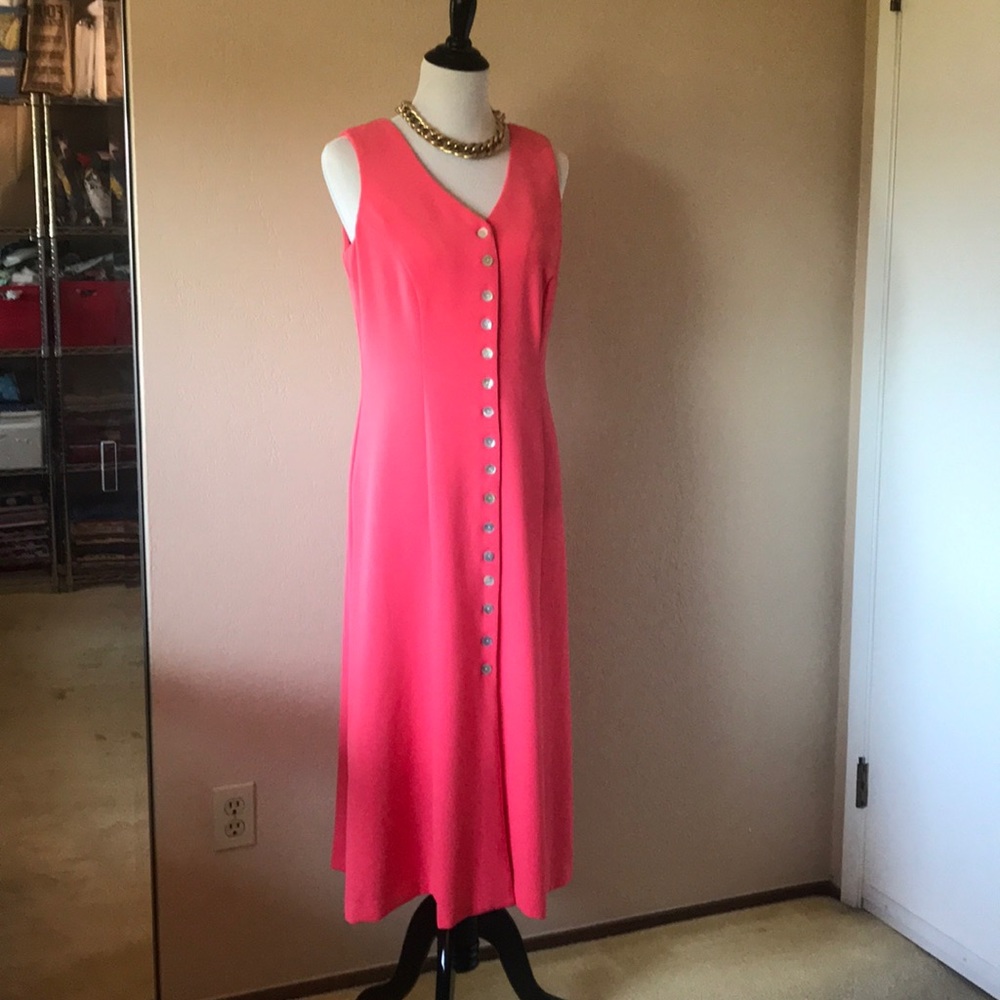 Beautiful coral color dress
